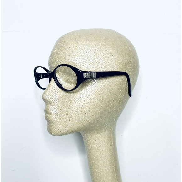 VTG Liz Claiborne Black W Crystals Glasses main image 4